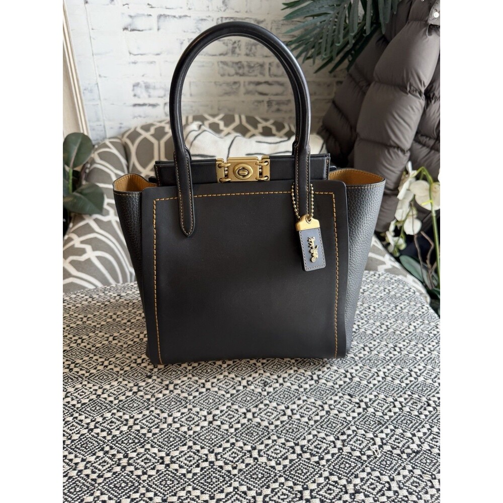 Coach Troupe Tote Black F1980